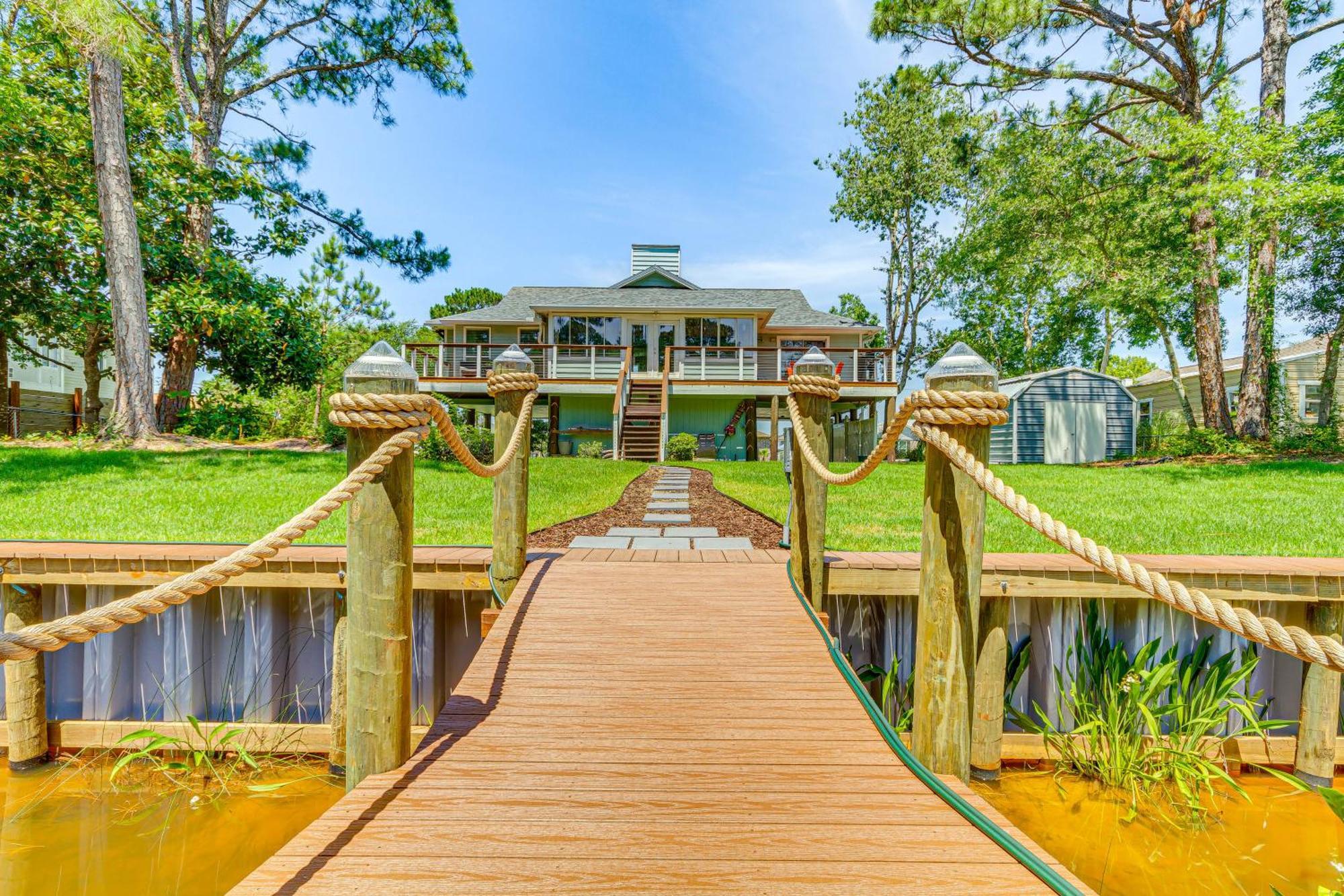Waterfront Florida Vacation Rental With Boat Dock ミルトン エクステリア 写真