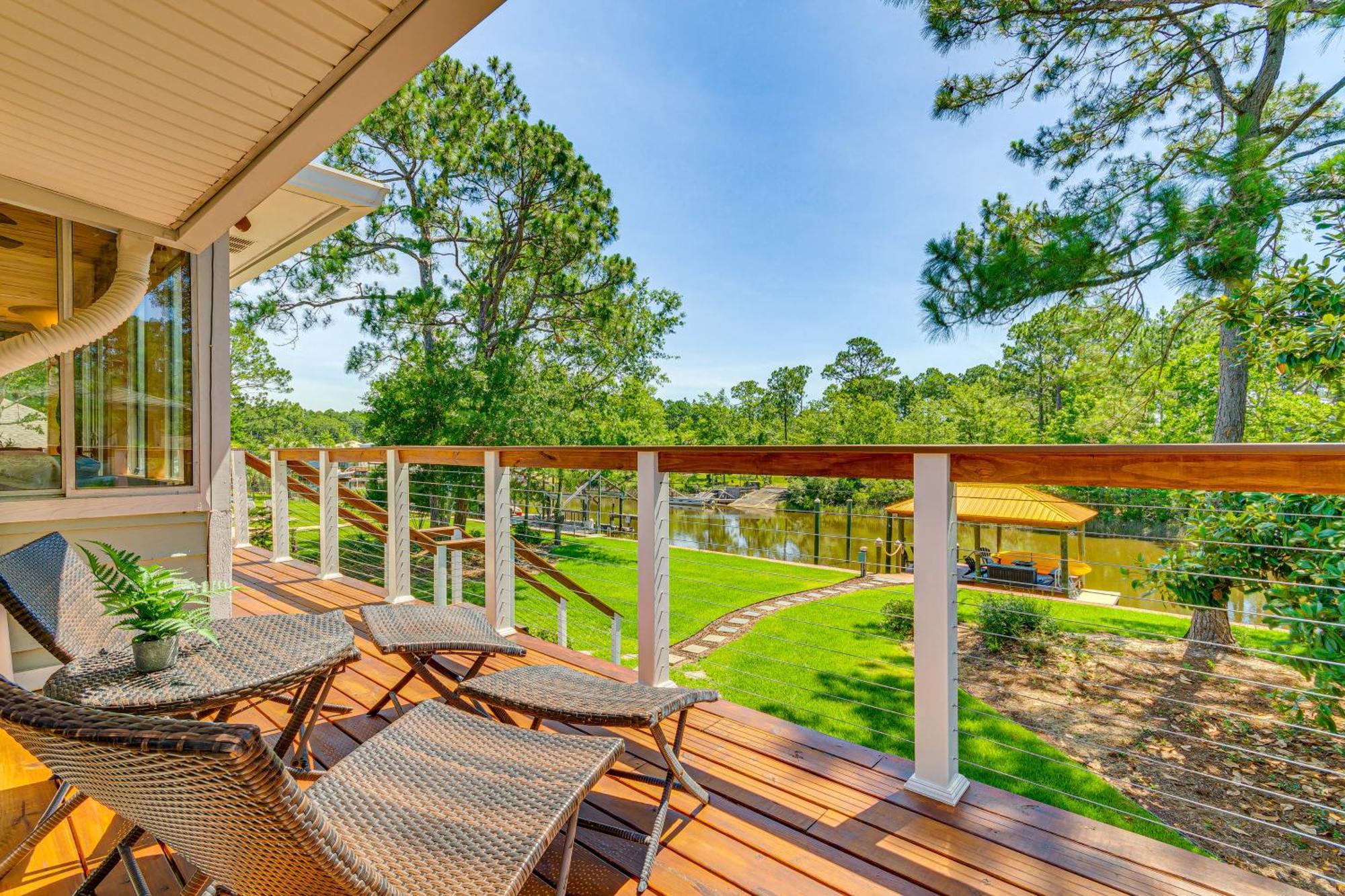 Waterfront Florida Vacation Rental With Boat Dock ミルトン エクステリア 写真